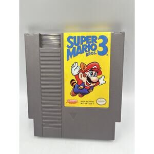 Super Mario Bros. 3 Nintendo NES Game Cart Only Tested Cleaned Working